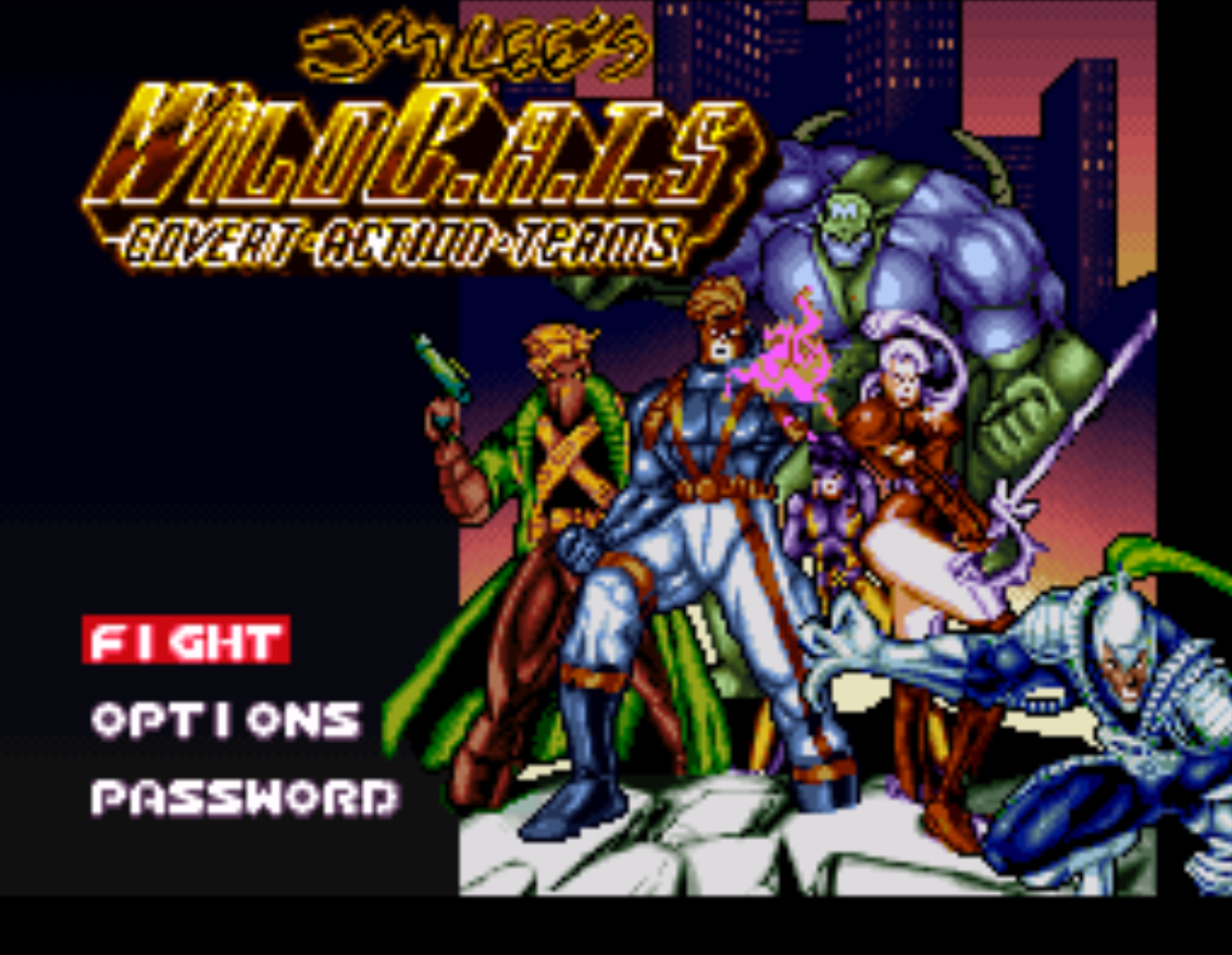 Wild CATS Covert Action Teams Title Screen